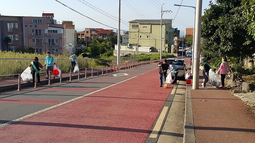 2017년도 하반기 학생생활관 주변 정화활동