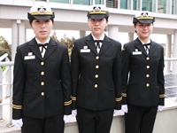 ROTC 수료 및 입단식..최초 여성 3명 입단