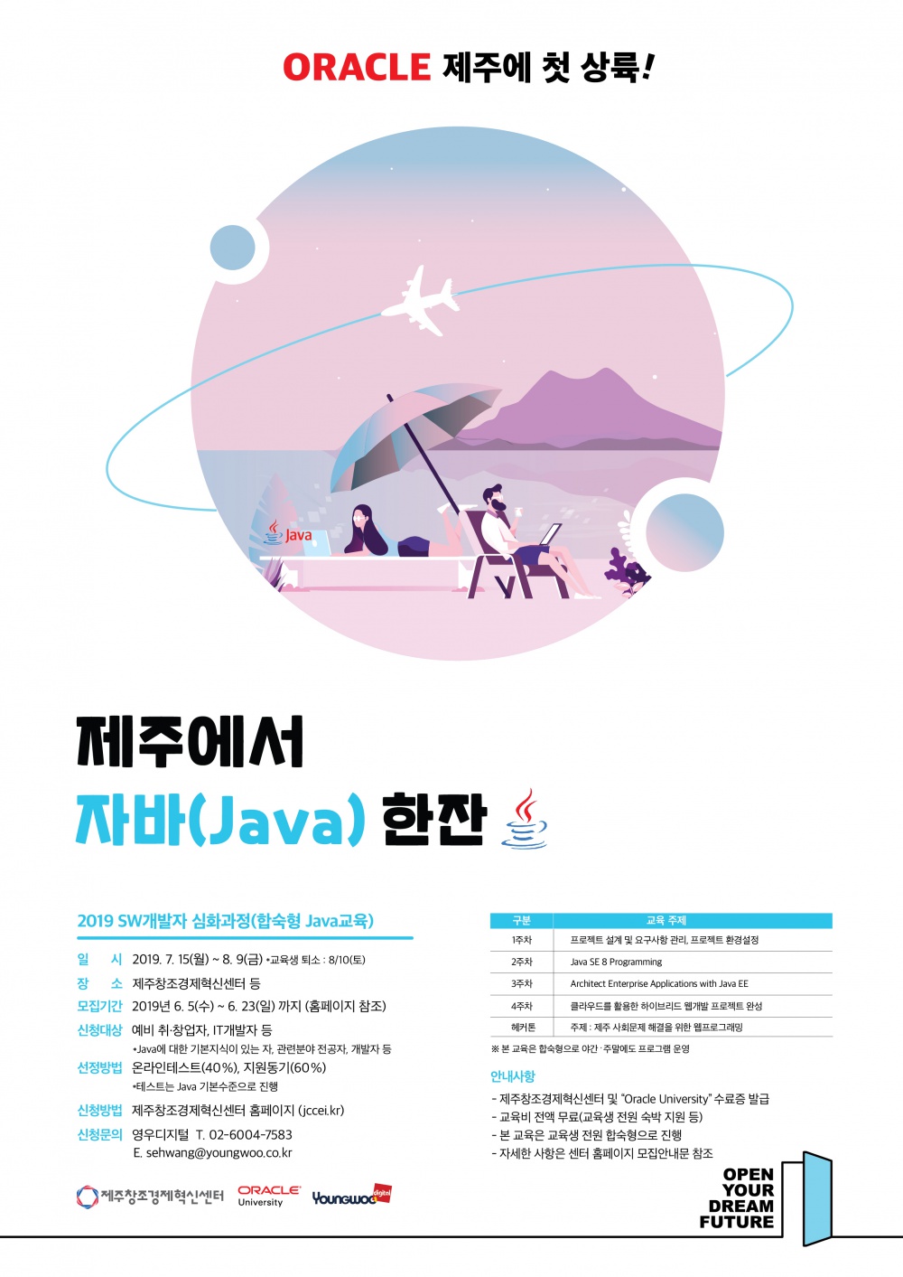 2019 SW개발자 심화과정(합숙형 Java교육) 안내